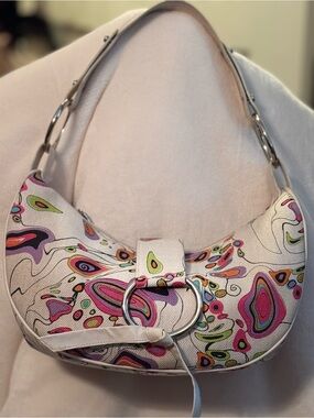 Stuart Weitzman hobo Y2K Abstract Shoulder Bag made in Spain